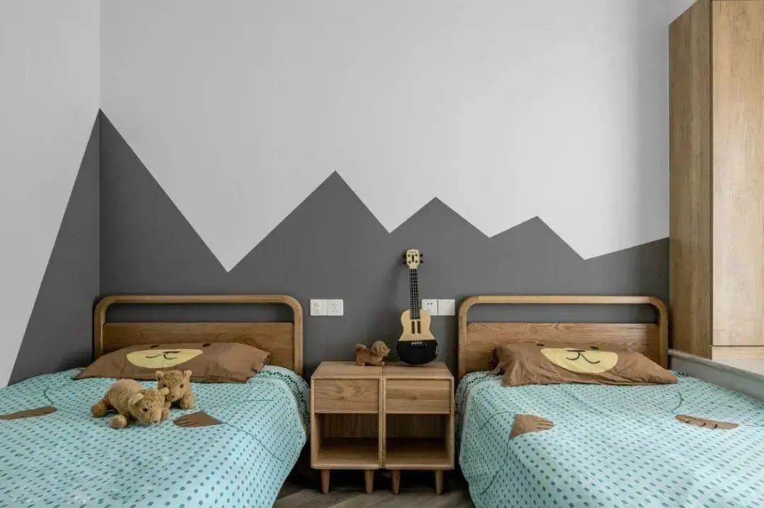 手繪墻素材圖片電視背景北歐風(fēng)格_電視背景墻的圖大全_墻壁紙電視背景